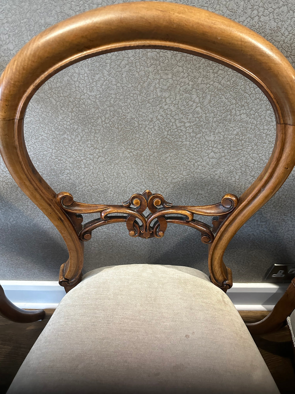 Set of Four Victorian Balloon Back Chairs